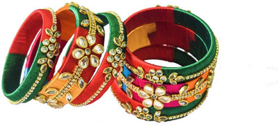 Dharnna Plastic Bangle Set(Pack of 6)