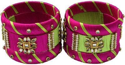 Dharnna Plastic Bangle Set(Pack of 6)