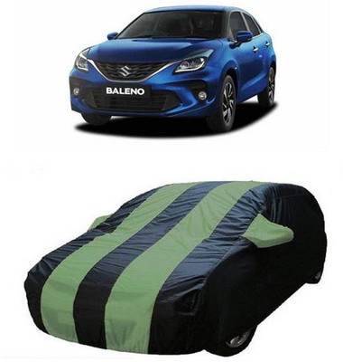 AAMANG Car Cover For Maruti Suzuki Baleno (With Mirror Pockets)(Green)