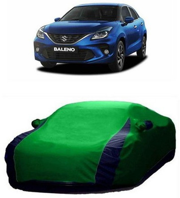 AAMANG Car Cover For Maruti Suzuki Baleno (With Mirror Pockets)(Green)