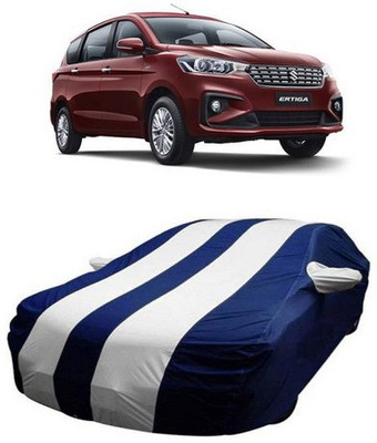 HDSERVICES Car Cover For Maruti Suzuki Ertiga (With Mirror Pockets)(White)