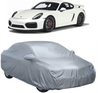 MoTRoX Car Cover For Porsche Cayman (With Mirror Pockets)(Silver)