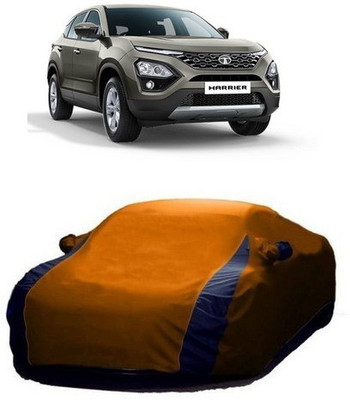 XG BRAND Car Cover For Tata Harrier (With Mirror Pockets)(Orange)