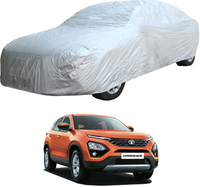 Oshotto Car Cover For Tata Harrier (Without Mirror Pockets)(Silver)