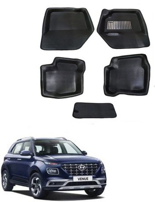 AYW Plastic 5D Mat For  Hyundai Venue(Black)