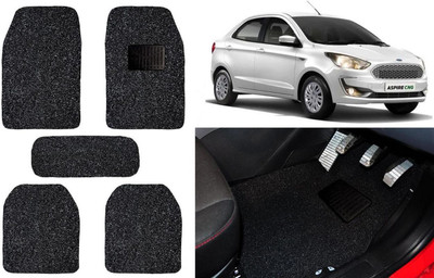 Auto Kite Plastic, PVC, Vinyl Standard Mat For  Ford Aspire(Black)