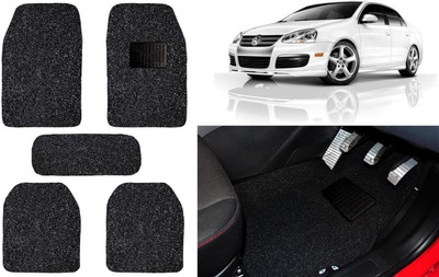 Auto Kite Plastic, PVC, Vinyl Standard Mat For  Volkswagen Jetta(Black)