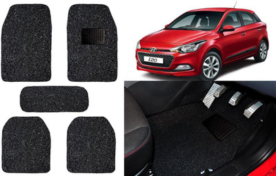 Auto Kite Plastic, PVC, Vinyl Standard Mat For  Hyundai Elite i20(Black)