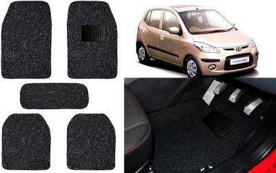 Auto Kite Plastic, PVC, Vinyl Standard Mat For  Hyundai i10(Black)