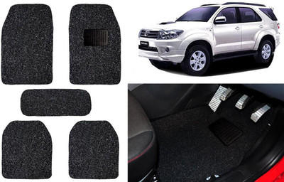 Auto Kite Plastic, PVC, Vinyl Standard Mat For  Toyota Fortuner Old(Black)