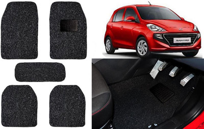 Auto Kite Plastic, PVC, Vinyl Standard Mat For  Hyundai Santro(Black)