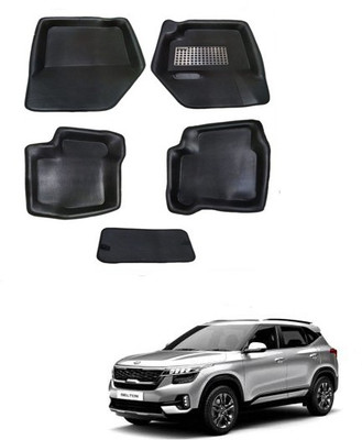 AYW Plastic 5D Mat For  Kia Seltos(Black)