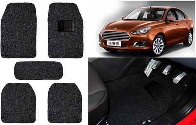 Auto Kite Plastic, PVC, Vinyl Standard Mat For  Ford Escort(Black)