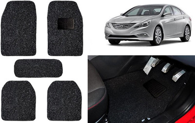 Auto Kite Plastic, PVC, Vinyl Standard Mat For  Hyundai Sonata(Black)