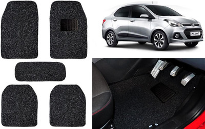 Auto Kite Plastic, PVC, Vinyl Standard Mat For  Hyundai Xcent(Black)