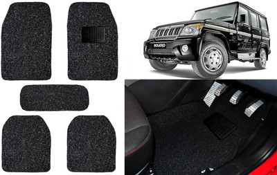 Auto Kite Plastic, PVC, Vinyl Standard Mat For  Mahindra Bolero(Black)