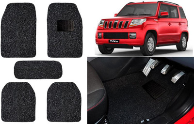 Auto Kite Plastic, PVC, Vinyl Standard Mat For  Mahindra TUV-300(Black)