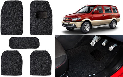 Auto Kite Plastic, PVC, Vinyl Standard Mat For  Chevrolet Tavera(Black)