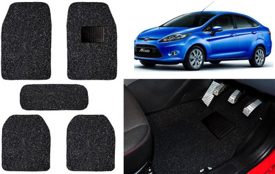 Auto Kite Plastic, PVC, Vinyl Standard Mat For  Ford Fiesta Old(Black)