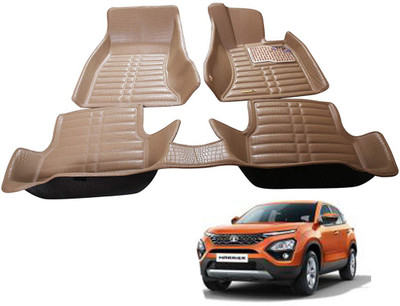 AYW Plastic 5D Mat For  Tata Harrier(Beige)