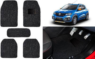 Auto Kite Plastic, PVC, Vinyl Standard Mat For  Renault Kwid(Black)