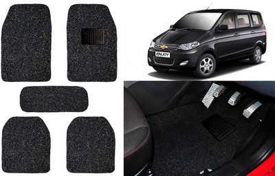 Auto Kite Plastic, PVC, Vinyl Standard Mat For  Chevrolet Enjoy(Black)