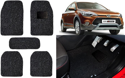Auto Kite Plastic, PVC, Vinyl Standard Mat For  Hyundai i20(Black)
