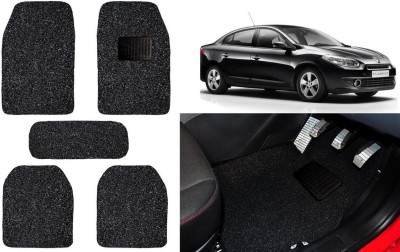 Auto Kite Plastic, PVC, Vinyl Standard Mat For  Renault Fluence(Black)