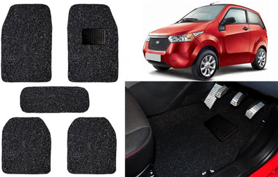 Auto Kite Plastic, PVC, Vinyl Standard Mat For  Mahindra Reva(Black)