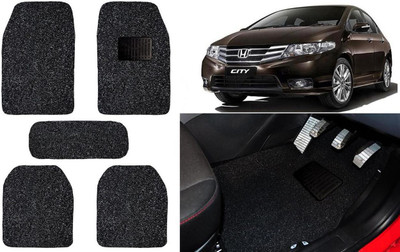 Auto Kite Plastic, PVC, Vinyl Standard Mat For  Honda City i-Vtec(Black)