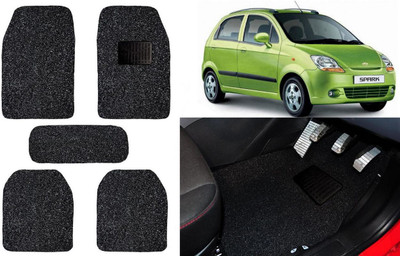 Auto Kite Plastic, PVC, Vinyl Standard Mat For  Chevrolet Spark(Black)