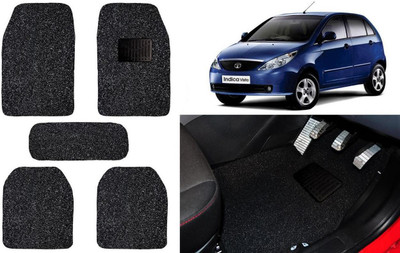 Auto Kite Plastic, PVC, Vinyl Standard Mat For  Tata Indica Vista(Black)