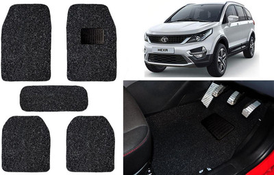 Auto Kite Plastic, PVC, Vinyl Standard Mat For  Tata Hexa(Black)