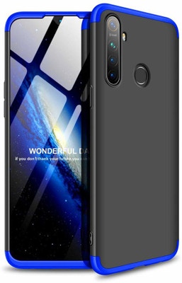 Vodex Front & Back Case for Realme 5 Pro(Blue, Dual Protection)