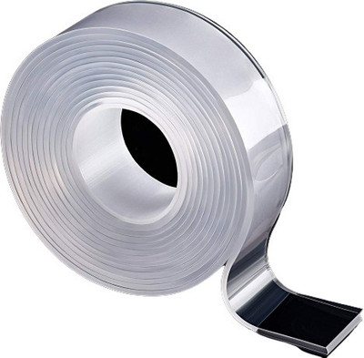 Bellveen Double Sided Handheld Cello Tapes (Automatic)(Set of 1, Transparent)