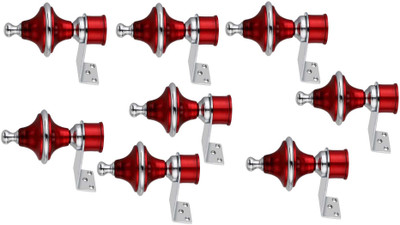 GROWNIX Red Rod Rail Bracket Metal(Pack of 8)
