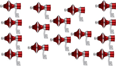 GROWNIX Red Rod Rail Bracket Metal(Pack of 16)