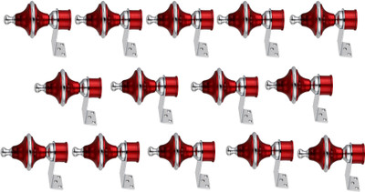 GROWNIX Red Rod Rail Bracket Metal(Pack of 14)