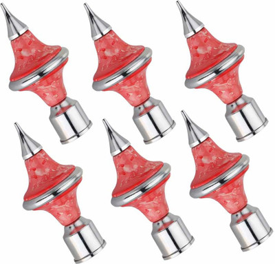 GROWNIX Peach Rod Rail Bracket Metal(Pack of 6)