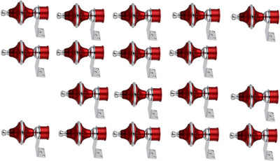 GROWNIX Red Rod Rail Bracket Metal(Pack of 18)