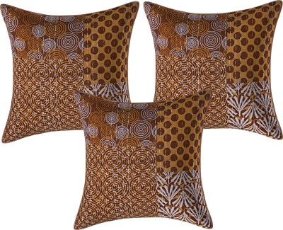 Texstylers Printed Cushions & Pillows Cover(Pack of 3, 40 cm*40 cm, Multicolor)