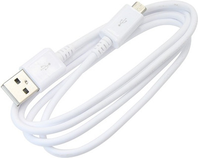 TROST Micro USB Cable 1 m Data/Sync In_fcus(Compatible with Mobiles, White, One Cable)
