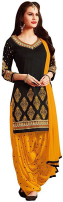 Rensil Crepe Printed Kurta & Patiyala Material