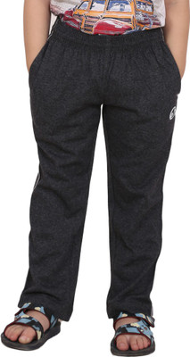 SHELLOCKS Track Pant For Boys(Grey, Pack of 1)