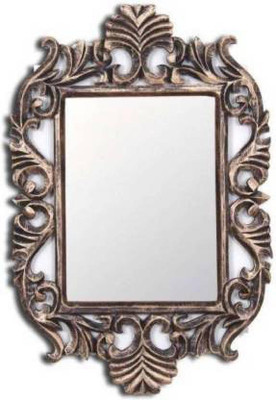 VAS Collection Home PCA056 Decorative Mirror(Rectangle Finish : Golden)