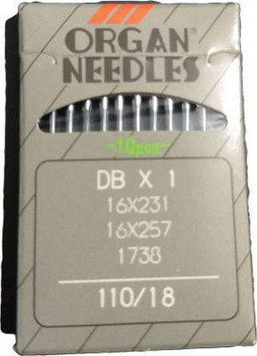 ORGAN ORGAN NEDDLE Machine Sewing Needle(Embroidery Needle 18'' Pack of 10)