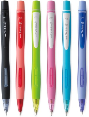 uni-ball Shalaku M7-228 Mechanical Pencil (Body Color, Pack of 6) Pencil(Set of 6, Multicolor)