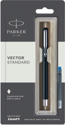 PARKER Vector Standard CT Fountain Pen(Blue, Black)