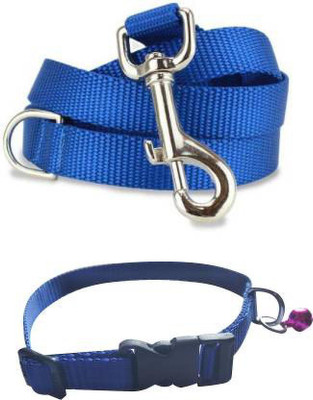 PEDIGONE Dog Harness & Leash(Medium, Blue)