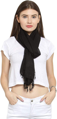 AJS Solid Viscose Men & Women Stole, Scarf, Fancy Scarf